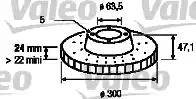 Valeo 186750 - Əyləc Diski furqanavto.az