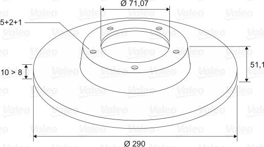 Valeo 186785 - Əyləc Diski furqanavto.az