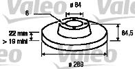 Valeo 187040 - Əyləc Diski furqanavto.az