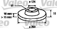 Valeo 187152 - Əyləc Diski furqanavto.az