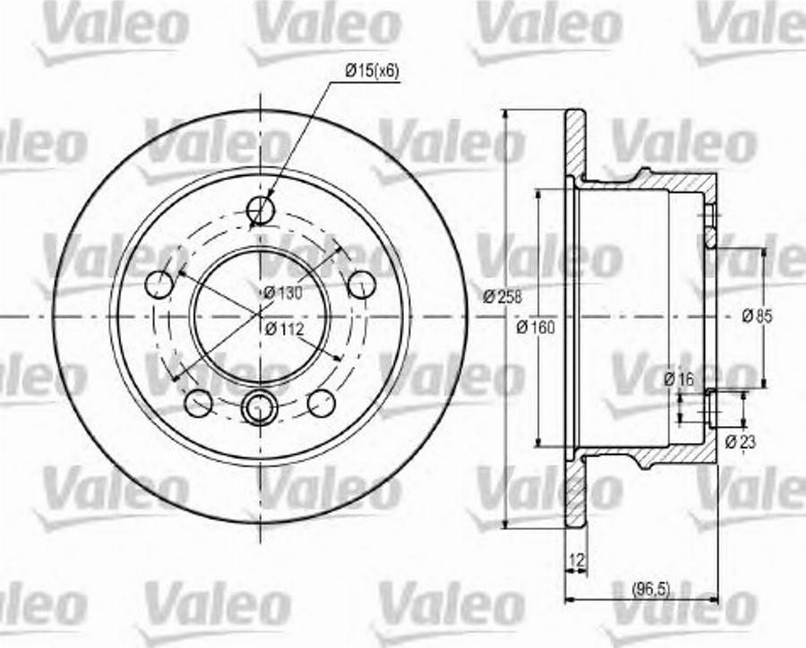 Valeo 187111 - Əyləc Diski furqanavto.az