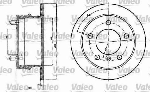 Valeo 187120 - Əyləc Diski furqanavto.az