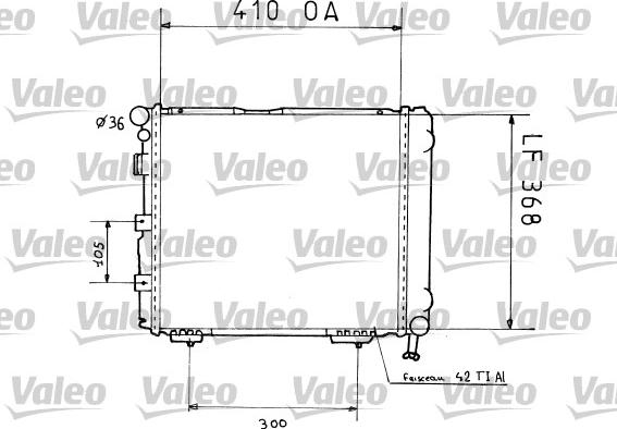 Valeo 819199 - Radiator, mühərrikin soyudulması furqanavto.az