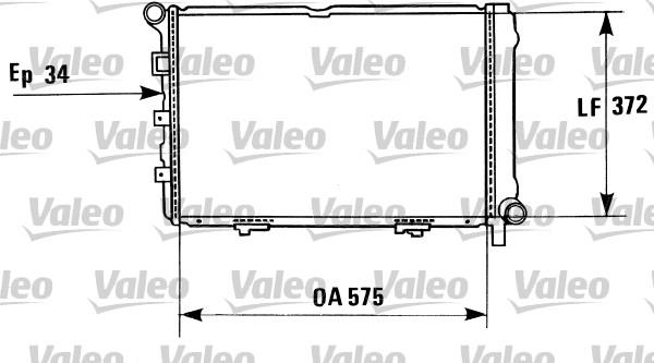 Valeo 819198 - Radiator, mühərrikin soyudulması furqanavto.az