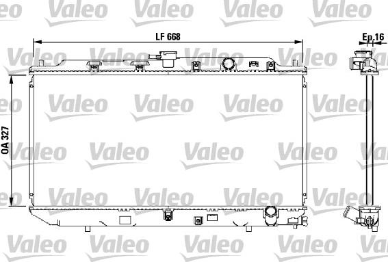 Valeo 819193 - Radiator, mühərrikin soyudulması furqanavto.az