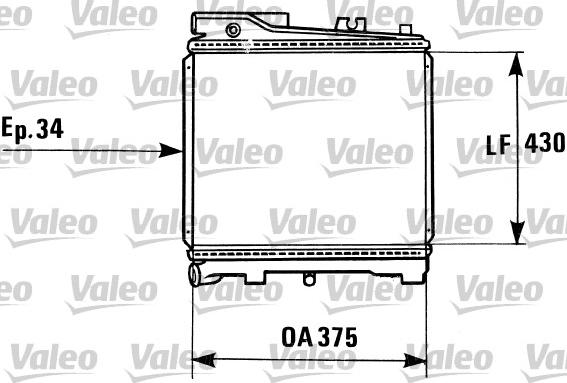 Valeo 819181 - Radiator, mühərrikin soyudulması furqanavto.az