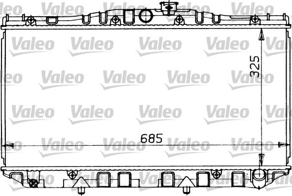 Valeo 819123 - Radiator, mühərrikin soyudulması furqanavto.az