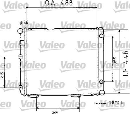 Valeo 819383 - Radiator, mühərrikin soyudulması furqanavto.az