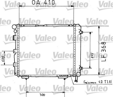 Valeo 819382 - Radiator, mühərrikin soyudulması furqanavto.az