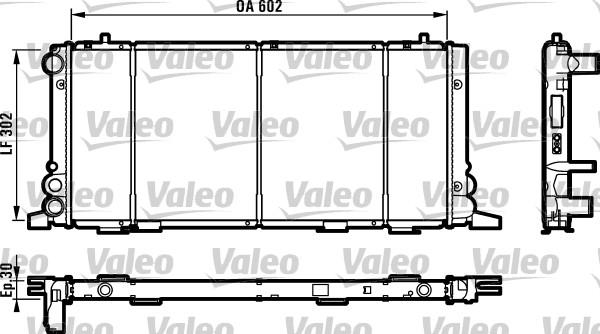 Valeo 819260 - Radiator, mühərrikin soyudulması furqanavto.az