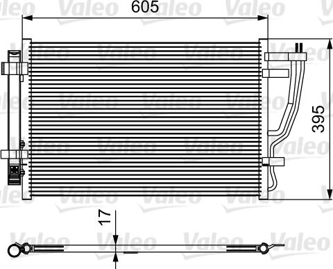 Valeo 814493 - Kondenser, kondisioner furqanavto.az