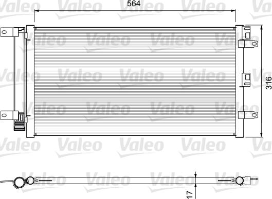 Valeo 814401 - Kondenser, kondisioner furqanavto.az