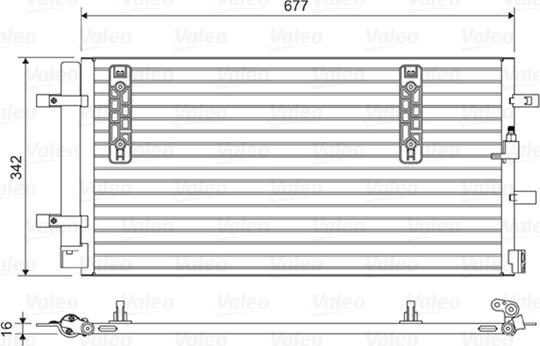 Valeo 814419 - Kondenser, kondisioner furqanavto.az