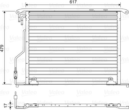 Valeo 814434 - Kondenser, kondisioner furqanavto.az