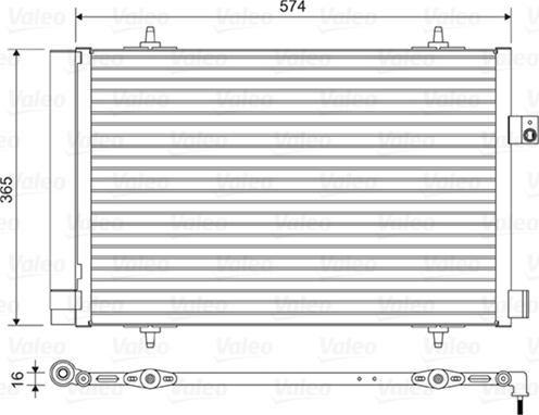 Valeo 814420 - Kondenser, kondisioner furqanavto.az