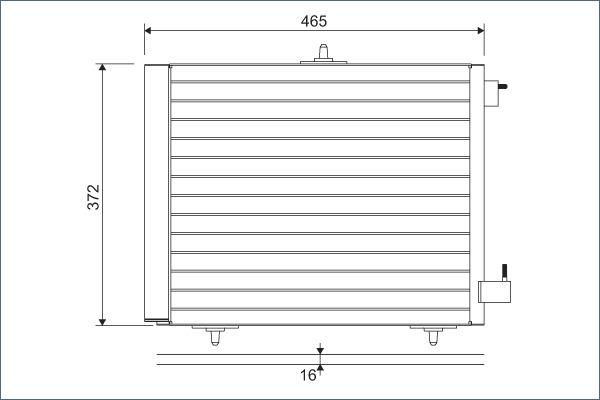 Valeo 814095 - Kondenser, kondisioner furqanavto.az