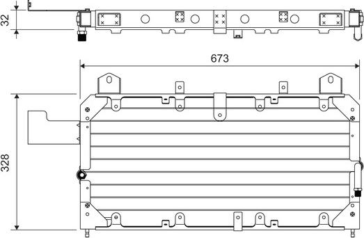 Valeo 814062 - Kondenser, kondisioner furqanavto.az