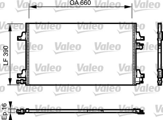 Valeo 814006 - Kondenser, kondisioner furqanavto.az