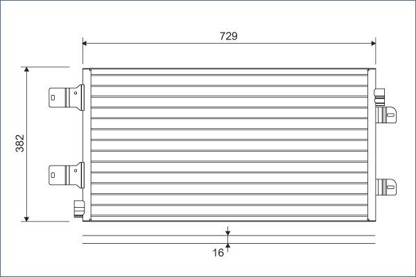 Valeo 814003 - Kondenser, kondisioner furqanavto.az