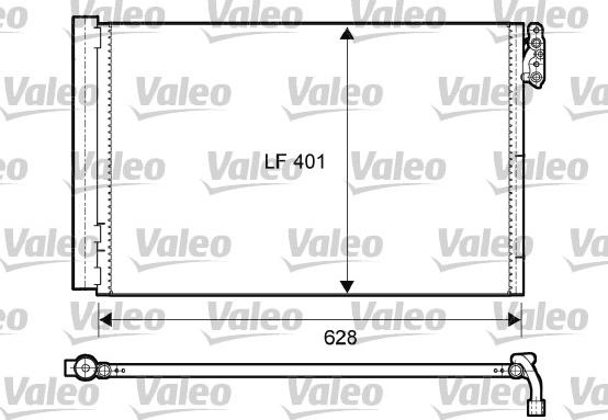 Valeo 814011 - Kondenser, kondisioner furqanavto.az