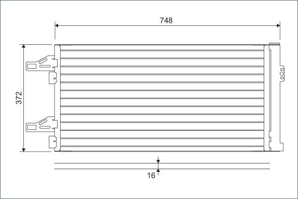 Valeo 814085 - Kondenser, kondisioner furqanavto.az