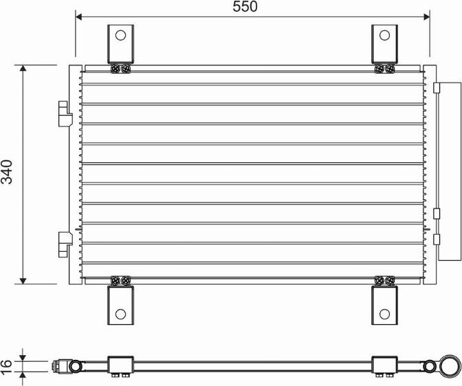 Valeo 814081 - Kondenser, kondisioner furqanavto.az