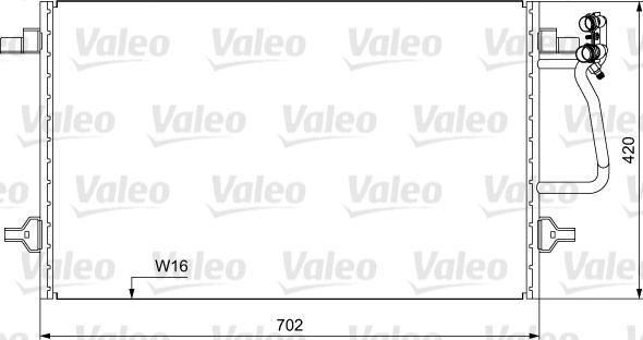 Valeo 814030 - Kondenser, kondisioner furqanavto.az