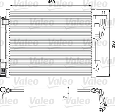 Valeo 814070 - Kondenser, kondisioner furqanavto.az