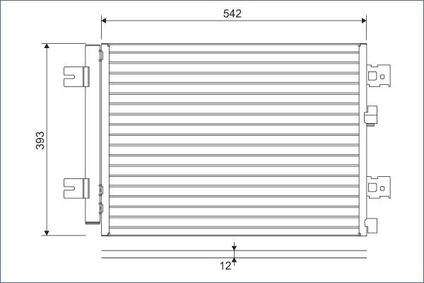 Valeo 814077 - Kondenser, kondisioner furqanavto.az