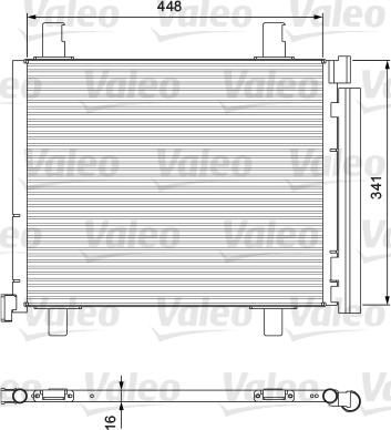 Valeo 814168 - Kondenser, kondisioner furqanavto.az