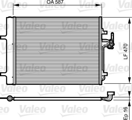 Valeo 814184 - Kondenser, kondisioner furqanavto.az