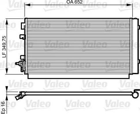 Valeo 814187 - Kondenser, kondisioner furqanavto.az