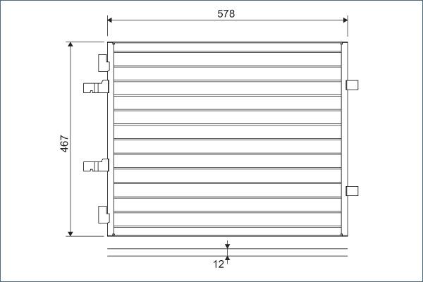 Valeo 814172 - Kondenser, kondisioner furqanavto.az