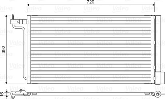 Valeo 814177 - Kondenser, kondisioner furqanavto.az