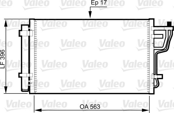 Valeo 814351 - Kondenser, kondisioner furqanavto.az