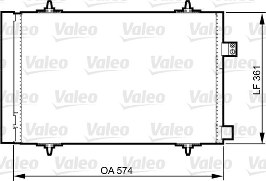 Valeo 814363 - Kondenser, kondisioner furqanavto.az