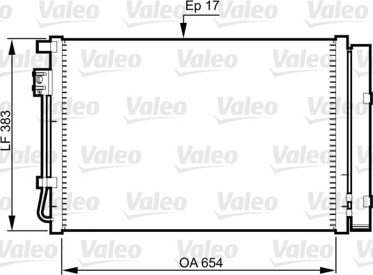 Valeo 814362 - Kondenser, kondisioner furqanavto.az