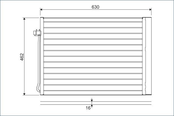 Valeo 814367 - Kondenser, kondisioner furqanavto.az