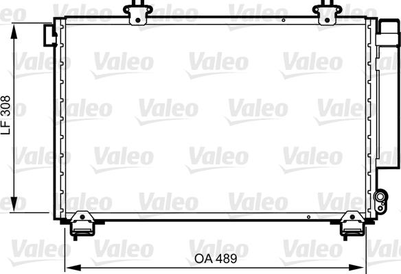 Valeo 814307 - Kondenser, kondisioner furqanavto.az