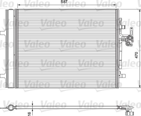 Valeo 814318 - Kondenser, kondisioner furqanavto.az