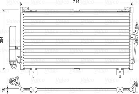 Valeo 814329 - Kondenser, kondisioner furqanavto.az