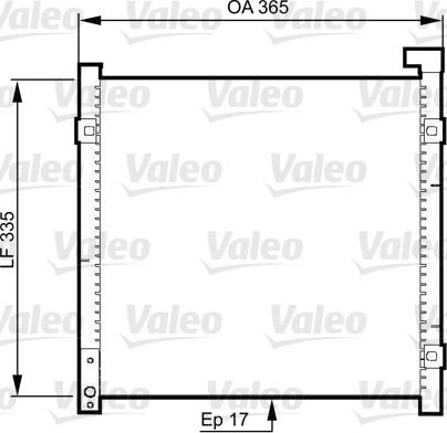 Valeo 814326 - Kondenser, kondisioner furqanavto.az