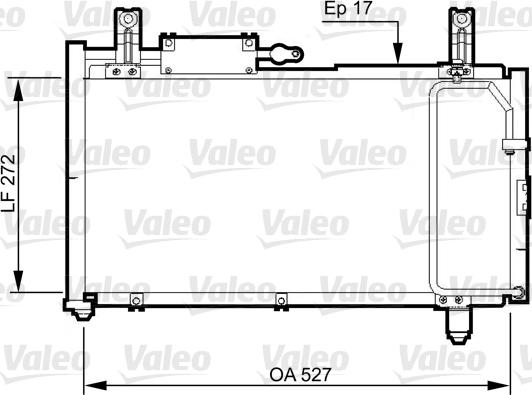 Valeo 814327 - Kondenser, kondisioner furqanavto.az