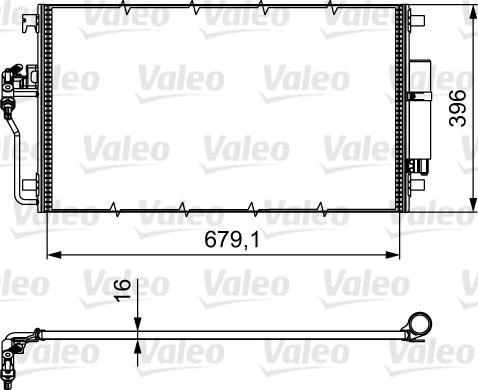 Valeo 814374 - Kondenser, kondisioner furqanavto.az