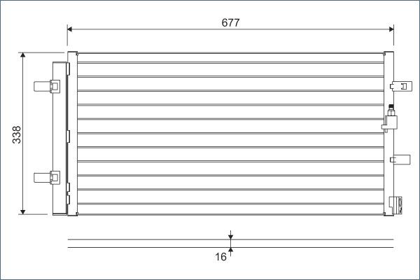 Valeo 814370 - Kondenser, kondisioner furqanavto.az