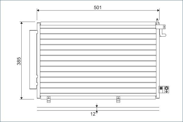 Valeo 814294 - Kondenser, kondisioner furqanavto.az