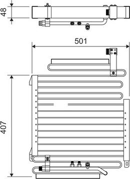 Valeo 814296 - Kondenser, kondisioner furqanavto.az