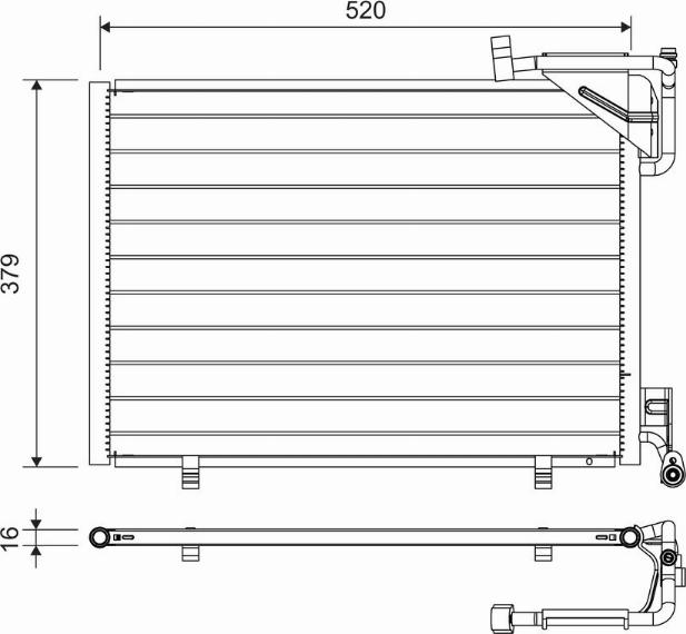 Valeo 814297 - Kondenser, kondisioner furqanavto.az