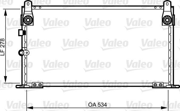 Valeo 814269 - Kondenser, kondisioner furqanavto.az