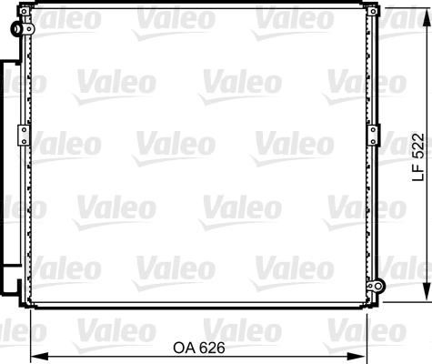 Valeo 814203 - Kondenser, kondisioner furqanavto.az